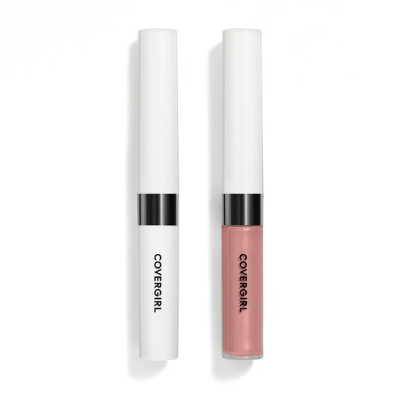 Covergirl Outlast All-Day Lip Color Liquid Lipstick and Moisturizing Topcoat, Longwear, NUDE FLUSH
