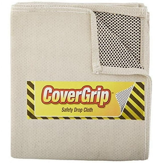 Covergrip Slip Res Drop Cloth - 3.5 x 4 ft.