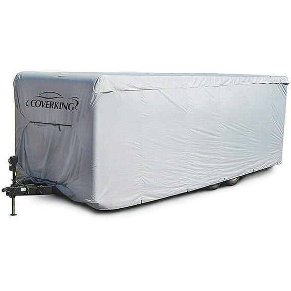 Coverking Deluxe Travel Trailer RV Cover Presidium, Gray
