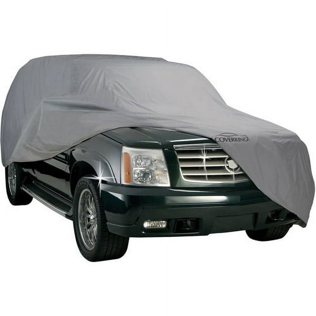 Coverking Universal Cover Fits SUV - Small (Jeep Wrangler, Samurai, Tracker-2 Door) Triguard Gray