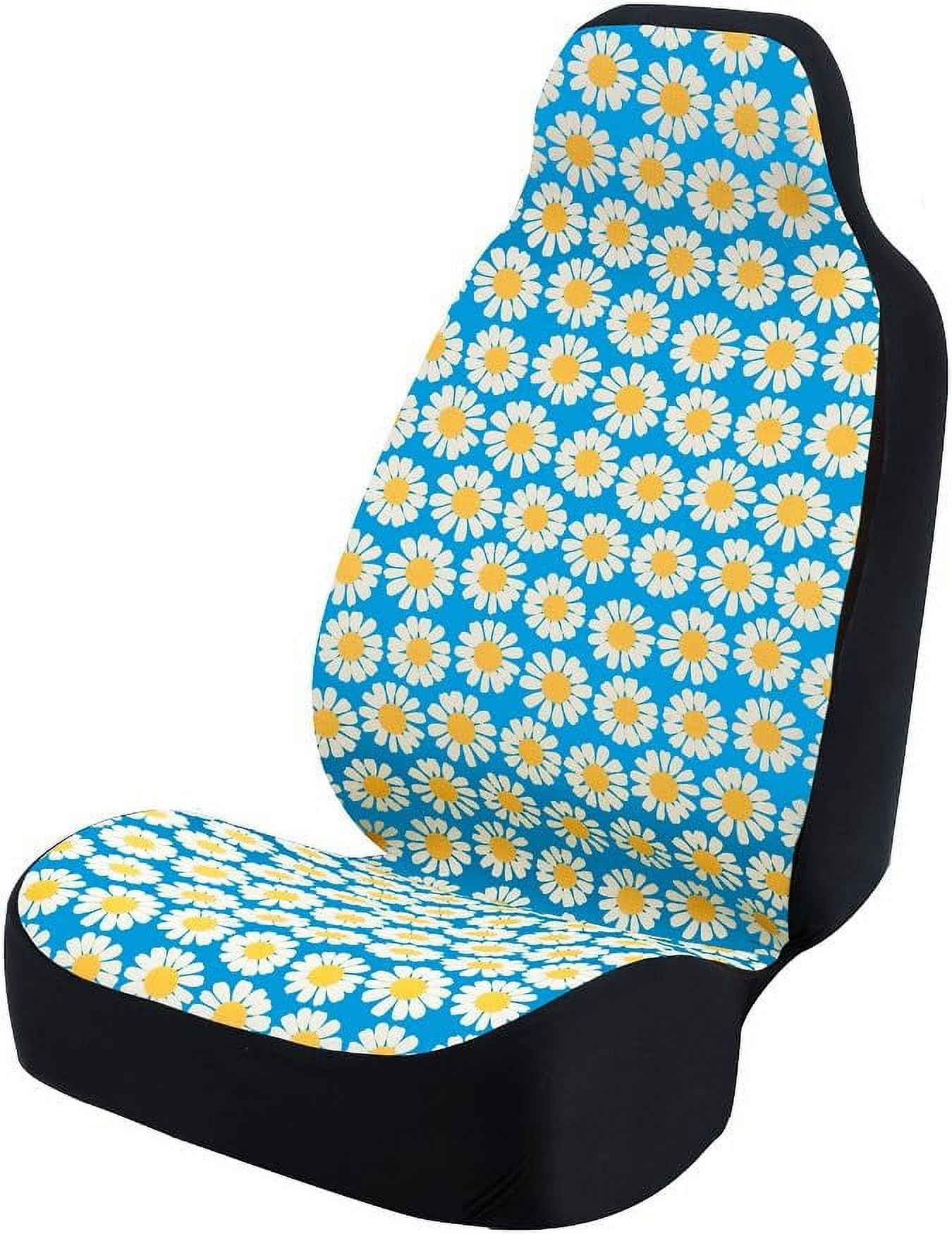 Coverking Universal Fit 50/50 Bucket Flower Fashion Print Seat Cover ...