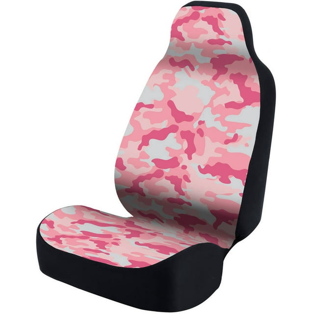 Coverking Universal Seat Cover Designer, Ultra Suede Traditional Camo Pink