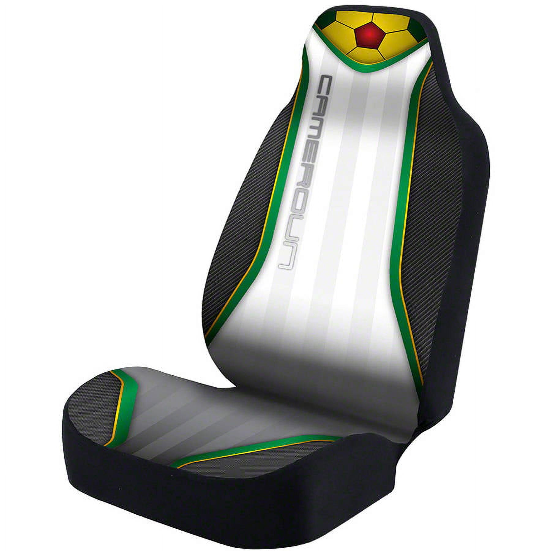 Coverking Universal Seat Cover Designer Ultra Suede, World Cup Cameroon