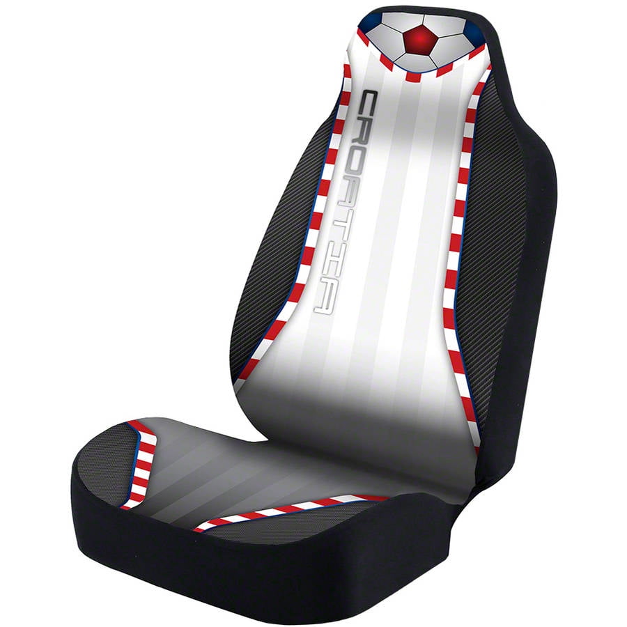 Coverking Universal Seat Cover Designer Ultra Suede, World Cup Croatia