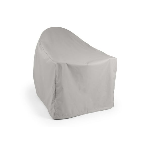 Covermates Ultima Outdoor Adirondack Chair Cover – 600D Heavy-Duty Waterproof Polyester Patio Chair Protector with Drawcord Hem, Buckle Straps & Covered Mesh Vent, 29W x 36D x 36H, Ripstop Grey