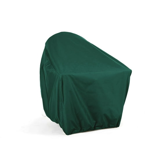 Covermates Classic Outdoor Adirondack Chair Cover – Weather-Resistant Vinyl Patio Chair Protector with Elastic Hem & Mesh Vent for All-Weather Outdoor Seating, 29W x 36D x 36H, Green