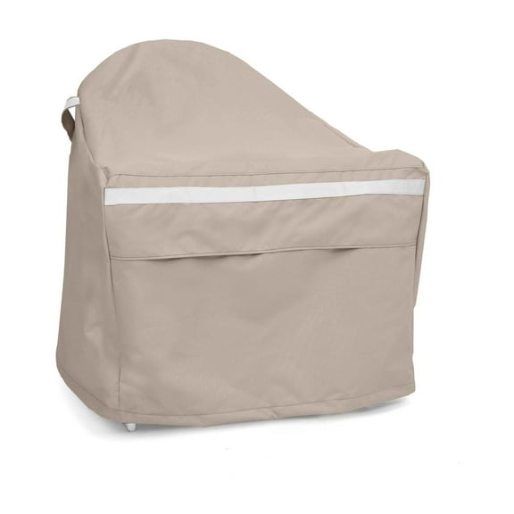 Covermates Prestige Outdoor Adirondack Chair Cover – Heavy-Duty 900D Waterproof Patio Chair Protector with Drawcord Hem, Buckle Straps & Covered Mesh Vents, 29W x 29D x 36H, Clay