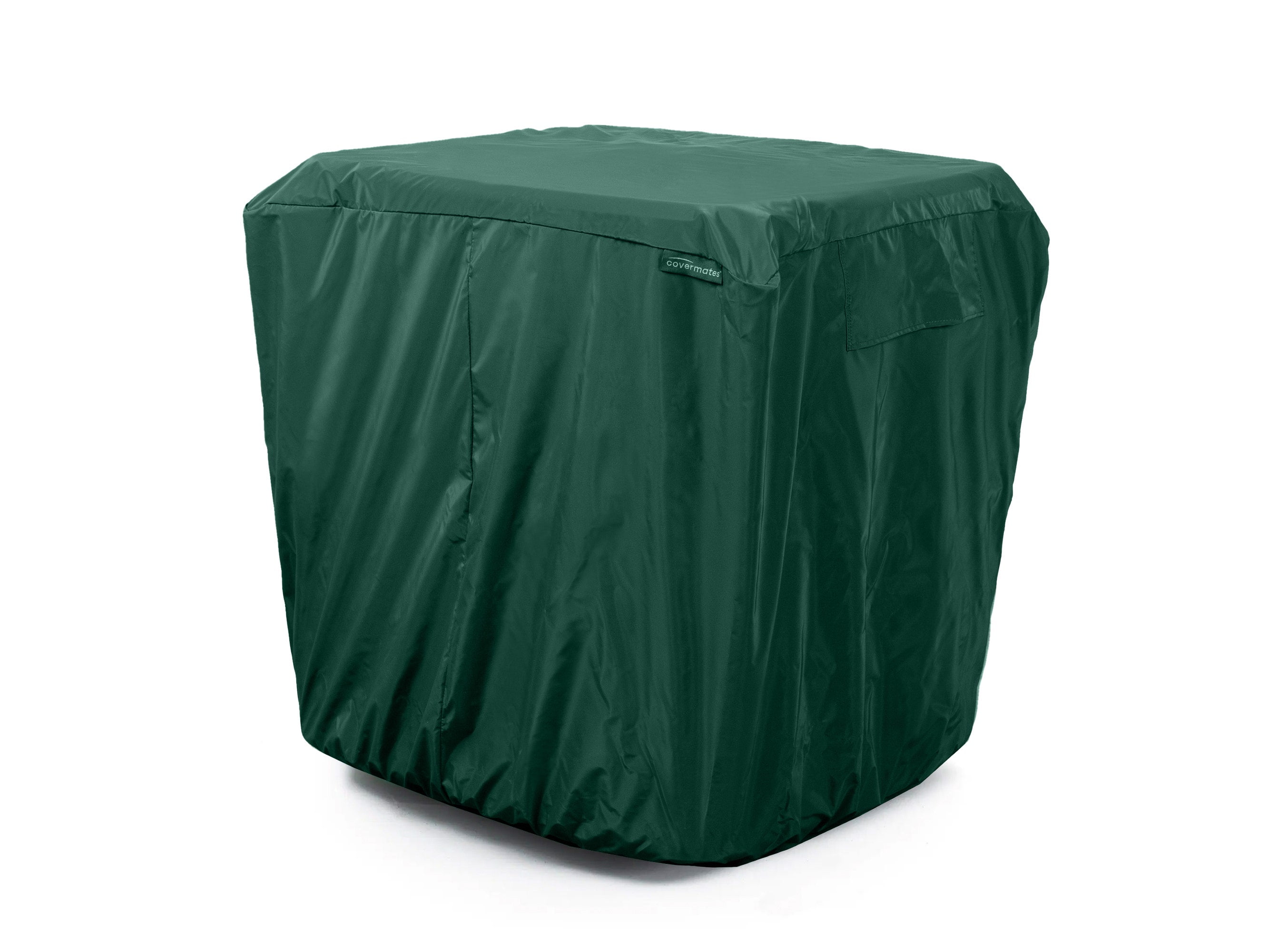 Green Heavy Duty Vinyl Air Conditioner Cover with Buckle Strap
