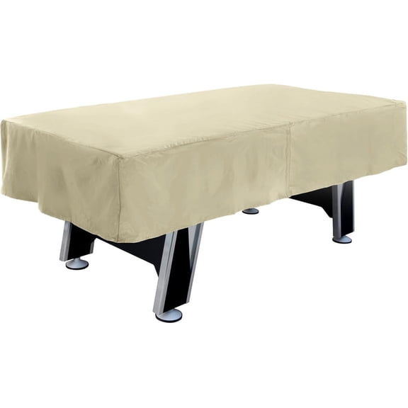 Covermates Air Hockey Table Cover – Water Resistant Polyester, Touch Fasteners Closure, Outdoor Living Covers, 84W x 44D x 15H, Khaki