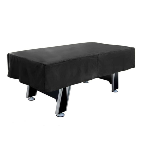 Covermates Air Hockey Table Cover – Water-Resistant All-Weather Protection, Heavy-Duty Vinyl with Soft Lining, Secure Touch Fastener Closure, Indoor Outdoor Game Table Cover, 84W x 44D x 15H, Black