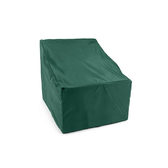 Covermates Classic Outdoor Sectional Armless Chair Cover – 12-Gauge Vinyl Weather-Resistant Patio Furniture Protector with Elastic Hem & Mesh Vent, 34W x 38D x 35H, Green