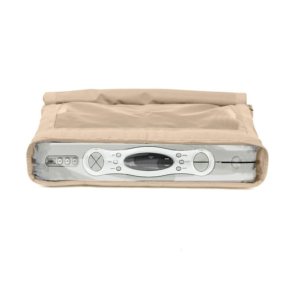 Covermates Cable Box Full Deluxe Cover – Heavy-Duty Polyester, Weather Resistant, Mesh Vent, TV Covers, Deluxe 17W x 13D x 3H, Ripstop Tan