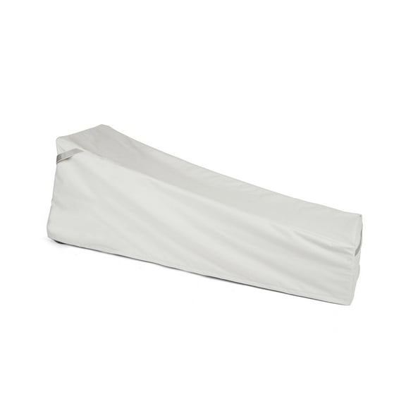 Covermates Prestige Chaise Lounge Cover – Premium Weather-Resistant Polyester Outdoor Furniture Cover with Mesh Vents, Drawcord Hem, Buckle Straps, UV Protection, 28W x 66D x 38H, Stone