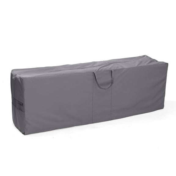 Covermates Cushion Storage Bag - Weather Resistant Polyester, Weather Resistant, Water Resistant Zipper, Cover Accessories, 75W x 18D x 26H, Charcoal