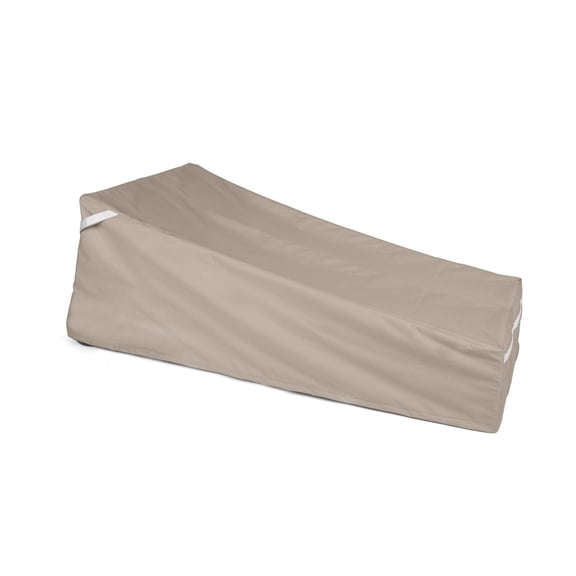 Covermates Prestige Double Chaise Lounge Cover – Premium 900D Weather-Resistant Polyester Outdoor Furniture Cover with Mesh Vents, Drawcord Hem, Buckle Straps, UV Protection