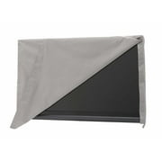 Covermates Flip Top Outdoor TV Cover – Various Sizes, Heavy-Duty Polyester, Weatherproof, Dustproof,  Remote Pocket, OutdoorTV Covers, 60-64 Inch Screen Size, Ripstop Grey