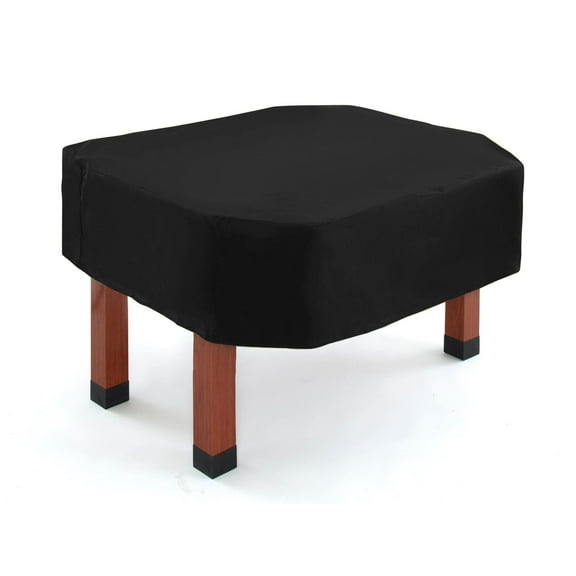 Covermates Foosball Table Cover – Water-Resistant All-Weather Protection, Heavy-Duty Vinyl with Soft Lining, Adjustable Buckle Straps, Indoor Outdoor Game Table Cover, 56W x 52D x 15H, Black