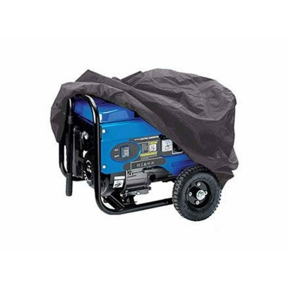 Covermates Elite Generator Cover – All-Weather Water-Resistant 300D Polyester Outdoor Generator Protection with Elastic Hem and Auto-Locking Drawcord, 24W x 34D x 30H, Charcoal
