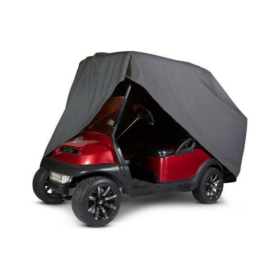 Covermates Golf Cart Cover - Light Weight Polyester, Weather Resistant, Drawcord Hem, Power Sports Covers, Charcoal