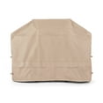thumbnail image 1 of Covermates Grill Cover - Heavy-Duty Polyester, Weather Resistant, Drawcord Hem, Grill and Heating-Ripstop Tan, 1 of 8