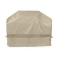 thumbnail image 1 of Covermates Elite Grill Cover – All-Weather Heavy Duty Outdoor BBQ Cover with Water-Resistant 300D Polyester, Adjustable Drawcord & Buckle Straps, Mesh Vent, UV-Resistant Protection, 66 Inch, Khaki, 1 of 8