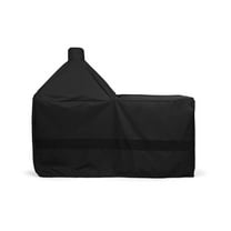 Covermates Kamado Cart Grill Cover - Weather Resistant Outdoor Cover, Protects Large Table and Round Grills Outdoor, Elite 300D Polyester, Cart 60W x 26D x 53H, Black