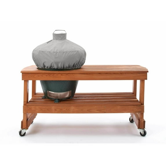 Covermates Kamado Dome Grill Cover - Weather Resistant Outdoor Cover, Protects Large Table and Round Grills Outdoor, Ultima 600D Polyester, In Table 26 DIAMETER x 19H, Ripstop Grey