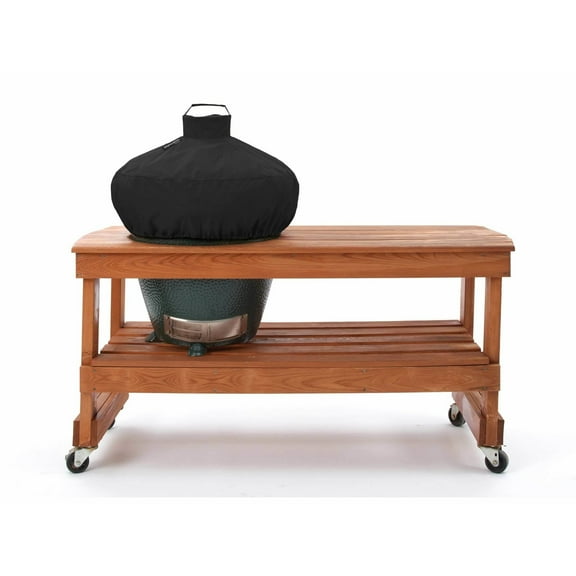 Covermates Kamado Dome Grill Cover - Weather Resistant Outdoor Cover, Protects Large Table and Round Grills Outdoor, Ultima 600D Polyester, In Table 26 DIAMETER x 19H, Ripstop Black