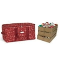 thumbnail image 1 of Covermates Adjustable Ornament Storage Bag  – 96 Standard Ornaments – (3) 4-Inch Trays, 1 of 7