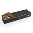 thumbnail image 1 of Covermates Keepsakes Adjustable Underbed Ornament Storage Bag, Carrying Handles, Padded Protection - Holiday Storage-Green, 1 of 9