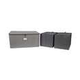 thumbnail image 1 of Covermates Keepsakes - Adjustable Zip-Top Storage Box - Configurable FlexGrid Compartments - Heavy Duty Polyester- Reinforced Handles - Stackable Design - Indoor Storage, Grey Heather, 1 of 8