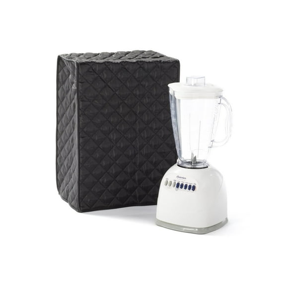 Covermates Keepsakes Blender Cover – Quilted Appliance Protector for Food Processors – Dust & Stain Resistant, Washable Slip‑On Design for Countertop Storage, Black