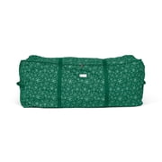 Covermates Keepsakes Christmas Tree Cinch Bag - Superior Protection, Cinch Straps, Fits Up To 9 to 11-Foot Tree - Holiday Storage, Green Snowflake