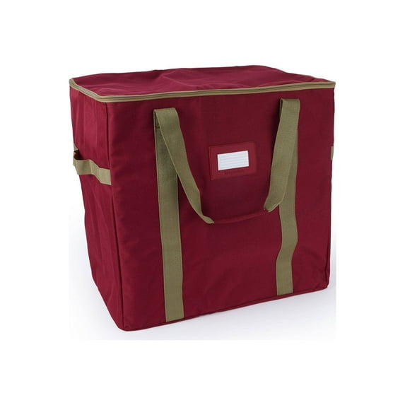 Covermates Keepsakes Closet Storage Bag - Durable Polyester, Carrying Handles, ID Window - Closet Storage-Red