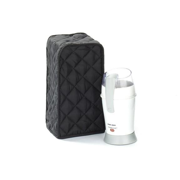 Covermates Keepsakes - Coffee Maker Cover - Dust Protection - Stain Resistant - Washable - Appliance Cover, Black