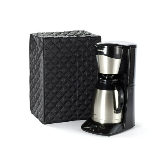Covermates Keepsakes – Coffee Maker Cover – Dust Protection - Stain Resistant - Washable – Appliance Cover-Black