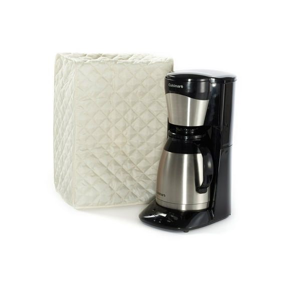 Covermates Keepsakes – Coffee Maker Cover – Dust Protection - Stain Resistant - Washable – Appliance Cover-Cream
