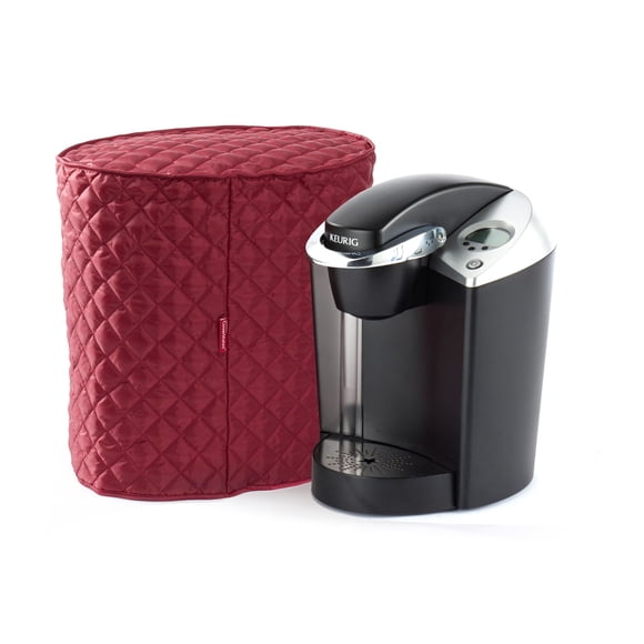 Covermates Keepsakes - Coffee Maker Cover - Dust Protection - Stain Resistant - Washable - Appliance Cover, Red