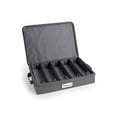 thumbnail image 1 of Covermates Keepsakes Flatware Storage Box - Stackable - Reinforced Handles - China Storage, Graphite, 1 of 8