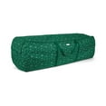 thumbnail image 1 of Covermates Keepsakes Garland Duffle Bag - Durable Polyester, Reinforced Handles, Fits up to 25 Foot Garland Depending on Thickness - Holiday Storage, Green Snowflake, 1 of 8