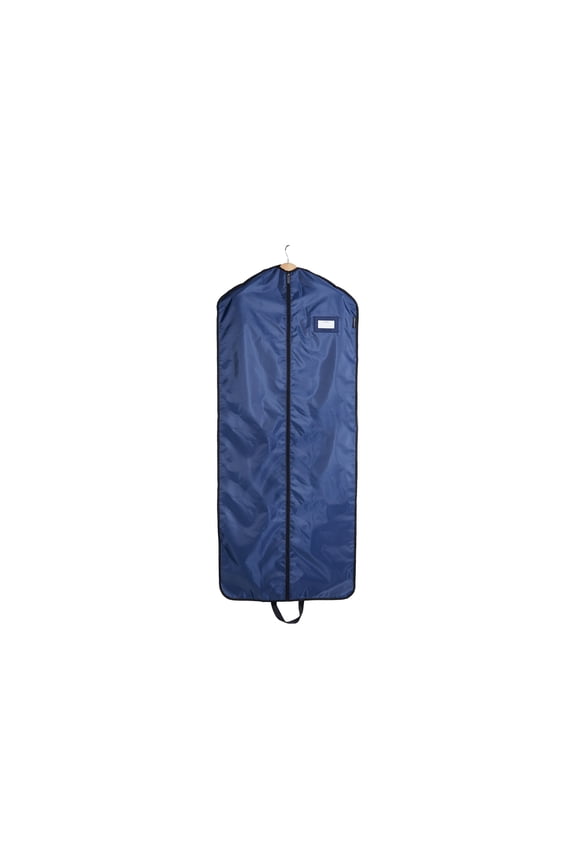 Keepsakes Garment Bag Set - Premium Polyester - Full Length Zipper - ID Window - Carrying Handles - Closet Storage, Blue