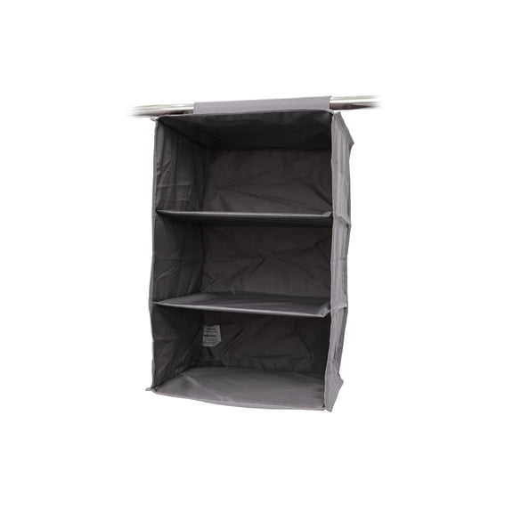 Covermates Keepsakes Hanging Closet Organizer - Heavy Duty Material, Sturdy Interior Shelves - Closet Storage, Graphite
