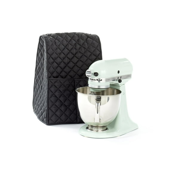 Covermates Keepsakes Mixer Cover Dust Protection - Stain Resistant - Washable Appliance Cover, Black