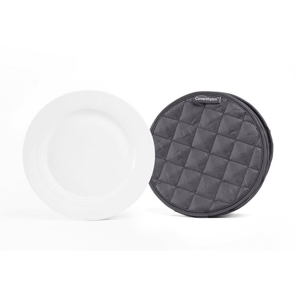 Covermates Keepsakes - Quilted Divider Set - Set of 4 - Scratch & Breakage Protection - Stain Resistant - Machine Washable - China Storage, Slate