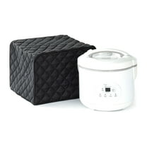 Covermates Keepsakes - Rice Cooker Cover - Dust Protection - Stain Resistant - Washable - Appliance Cover, Black