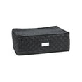 thumbnail image 1 of Covermates Keepsakes - Serveware Storage - Padded Protection - ID Window - Stain Resistant - Machine Washable - China Storage, Black, 1 of 6