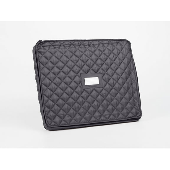 Covermates Keepsakes - Serveware Storage - Padded Protection - ID Window - Stain Resistant - Machine Washable - China Storage, Slate