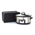thumbnail image 1 of Covermates Keepsakes - Slow Cooker Cover - Dust Protection - Stain Resistant - Washable - Appliance Cover, Black, 1 of 5