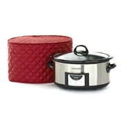 Covermates Keepsakes – Slow Cooker Cover – Dust Protection - Stain Resistant - Washable – Appliance Cover, Red