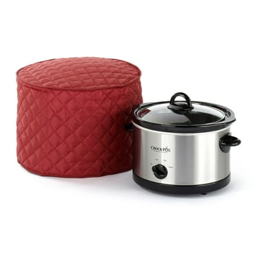 Covermates Keepsakes – Slow Cooker Cover – Dust Protection - Stain Resistant - Washable – Appliance Cover, Red